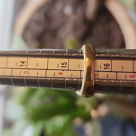 Brass Signet Pinky Ring - Picture 6 of 7